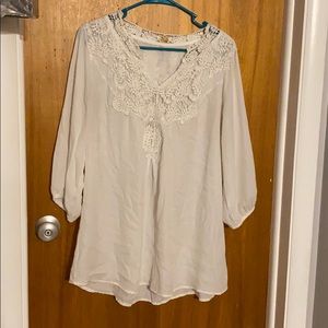 Lace Top Blouse